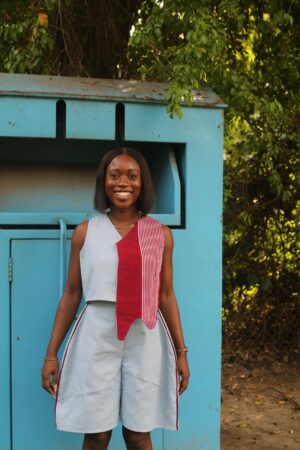 "AKOPO" Winestriped 2piece set